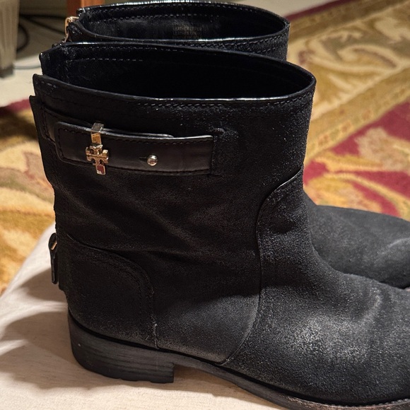 Tory Burch Black Suede Men's Boots